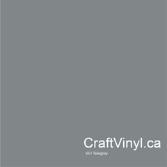 Oracal 651 Glossy Telegrey Vinyl #076 sheets and rolls-2
