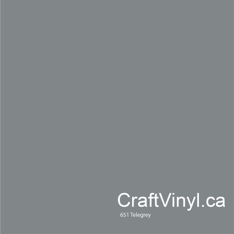 Oracal 651 Glossy Telegrey Vinyl #076 sheets and rolls-2