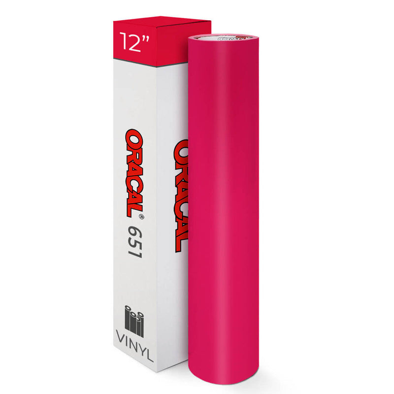 Oracal 651 Glossy Pink Vinyl #041 sheets and rolls-1