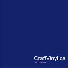 Oracal 651 Glossy Cobalt Blue Vinyl #065 sheets and rolls-2