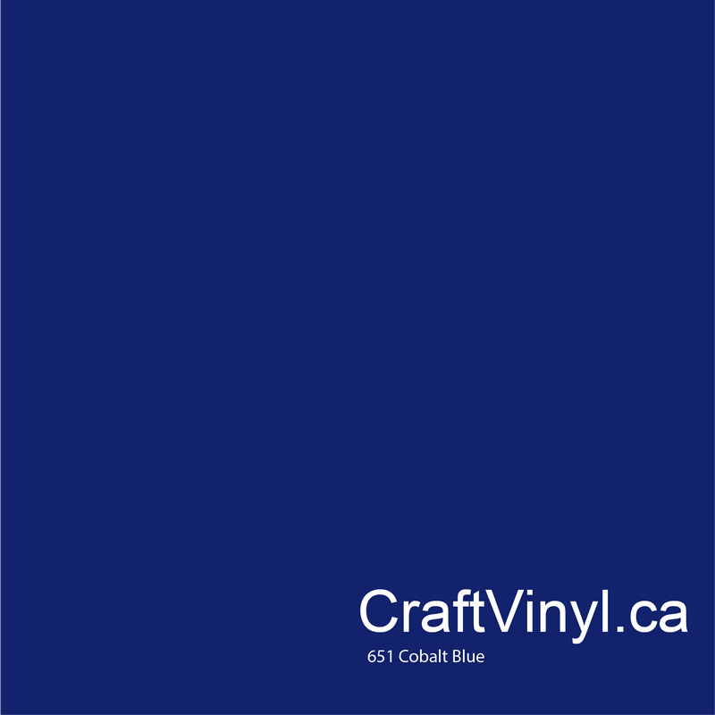 Oracal 651 Glossy Cobalt Blue Vinyl #065 sheets and rolls-2