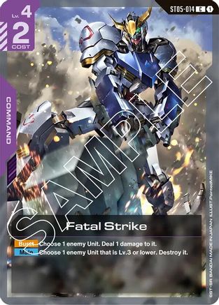 Fatal Strike (ST05-014) - Starter Deck 05 Iron Bloom-1