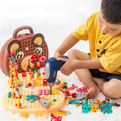 VIGOR - Play Toolbox Bear with Drill - Ages 3+-1