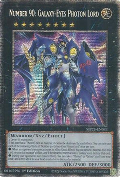 Number 90: Galaxy-Eyes Photon Lord (MP25-EN033) - 2025 Mega-Pack 1st Edition-1