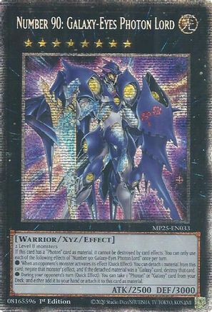 Number 90: Galaxy-Eyes Photon Lord (MP25-EN033) - 2025 Mega-Pack 1st Edition-1