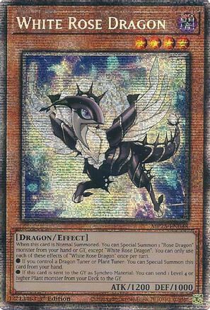 White Rose Dragon (MP25-EN038) - 2025 Mega-Pack 1st Edition-1