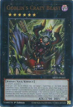 Goblin's Crazy Beast (MP25-EN163) - 2025 Mega-Pack 1st Edition-1
