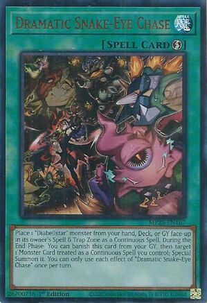 Dramatic Snake-Eye Chase (MP25-EN167) - 2025 Mega-Pack 1st Edition-1