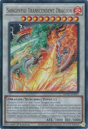 Sangenpai Transcendent Dragion (MP25-EN191) - 2025 Mega-Pack 1st Edition-1
