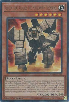 Golem that Guards the Millennium Treasures (MP25-EN208) - 2025 Mega-Pack 1st Edition-1