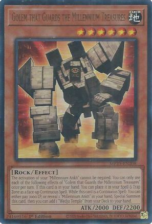 Golem that Guards the Millennium Treasures (MP25-EN208) - 2025 Mega-Pack 1st Edition-1