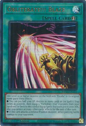 Obliterate!!! Blaze (MP25-EN225) - 2025 Mega-Pack 1st Edition-1