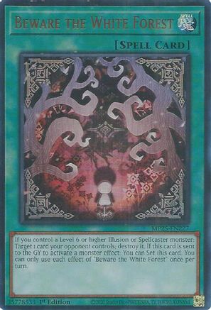 Beware the White Forest (MP25-EN227) - 2025 Mega-Pack 1st Edition-1