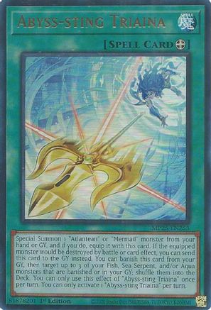 Abyss-sting Triaina (MP25-EN253) - 2025 Mega-Pack 1st Edition-1