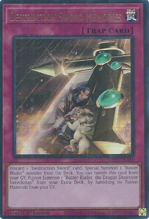 Destruction Sword Memories (MP25-EN281) - 2025 Mega-Pack 1st Edition-1