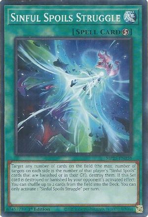 Sinful Spoils Struggle (MP25-EN358) - 2025 Mega-Pack 1st Edition-1