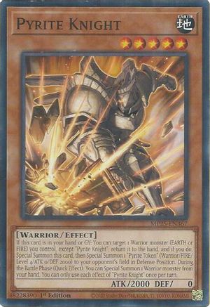Pyrite Knight (MP25-EN367) - 2025 Mega-Pack 1st Edition-1