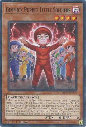 Gimmick Puppet Little Soldiers (MP25-EN379) - 2025 Mega-Pack 1st Edition-1
