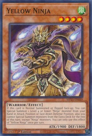 Yellow Ninja (MP25-EN449) - 2025 Mega-Pack 1st Edition-1