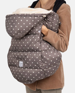 K-Poncho - Plush | 7am Enfant |  Ash Oak Stars Heavy Weight-1