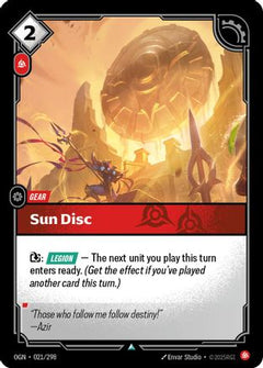 Sun Disc (021/298) - Origins-1