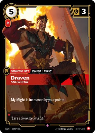 Draven - Showboat (028/298) - Origins-1