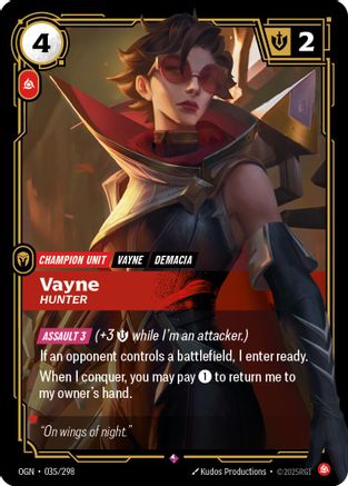 Vayne - Hunter (035/298) - Origins-1