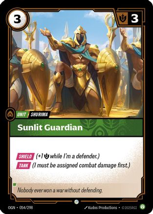 Sunlit Guardian (054/298) - Origins Foil-1