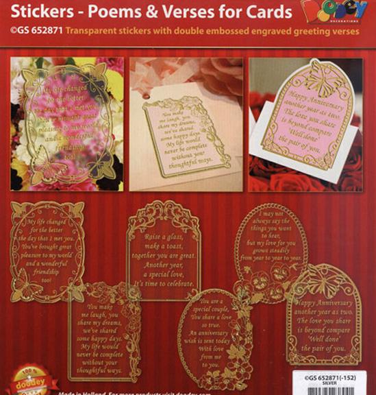 Heartfelt Poems and Verses - Gold/Silver-1