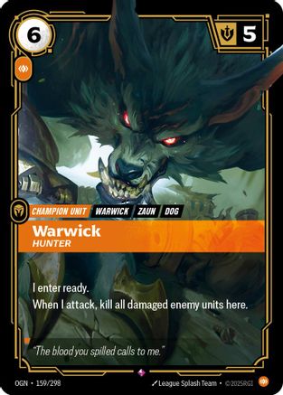 Warwick - Hunter (159/298) - Origins-1