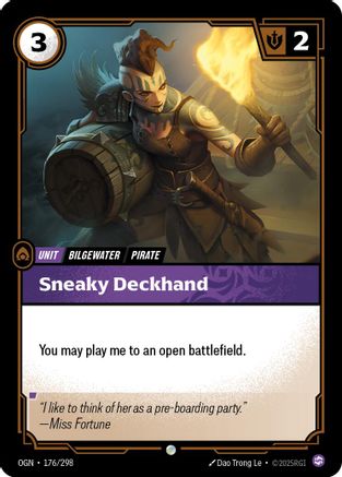 Sneaky Deckhand (176/298) - Origins-1
