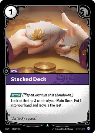 Stacked Deck (183/298) - Origins Foil-1