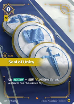 Seal of Unity (245/298) - Origins-1