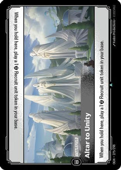 Altar to Unity (275/298) - Origins-1