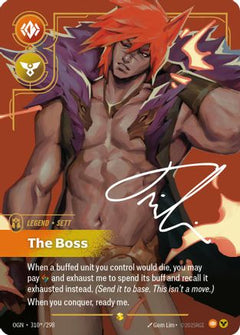 Sett - The Boss (Alternate Art) (310*/298) - Origins-1