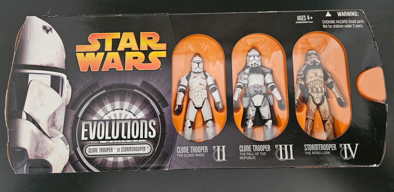 Star Wars – Evolutions: Clone Trooper to Stormtrooper 3‑Figure Set (UPC: 653569133797)-3