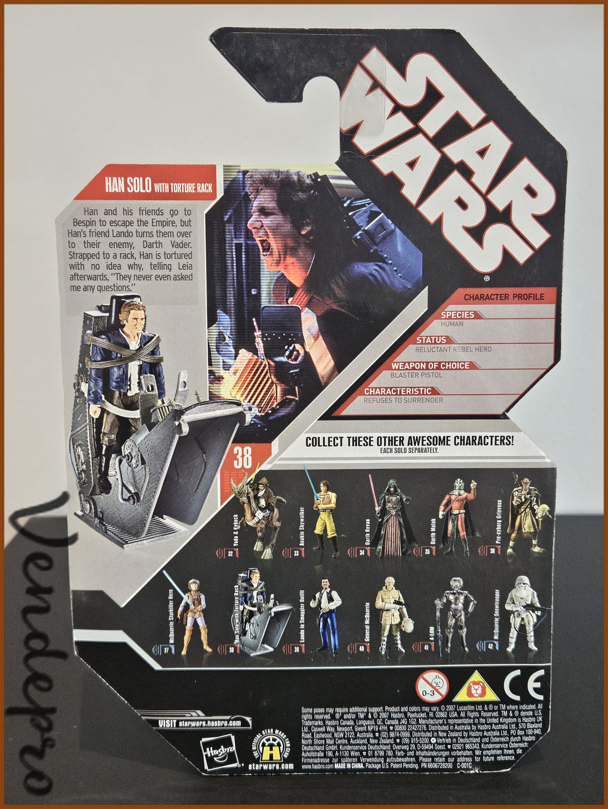 2007 - Star Wars 30th Anniversary Han Solo with Torture Rack-6