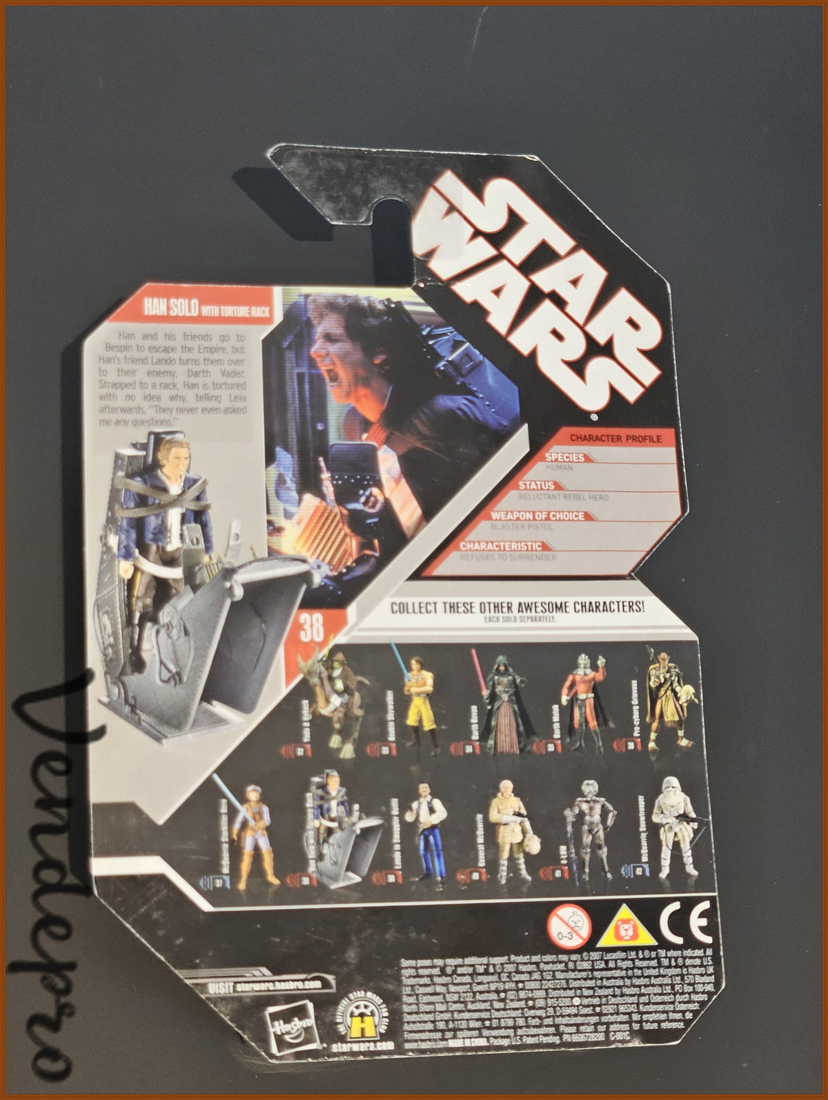 2007 - Star Wars 30th Anniversary Han Solo with Torture Rack-3