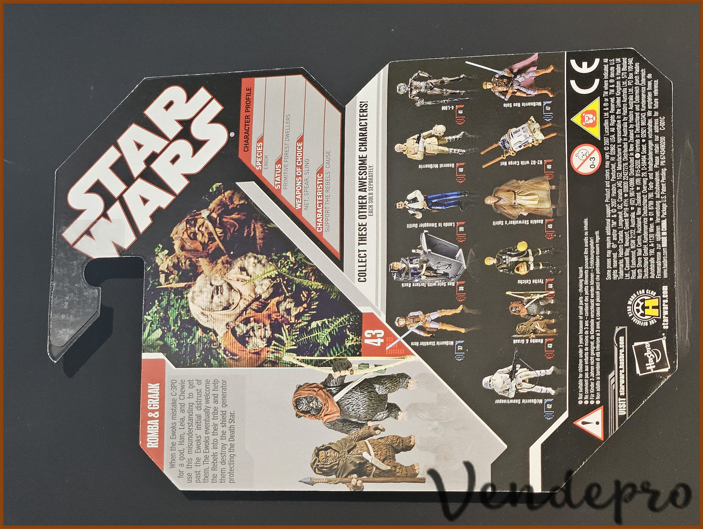Star Wars 30th Anniversary Collection – Romba & Graak (Ewok 2-Pack) #43 3.75" Action Figures (UPC: 653569256960)
