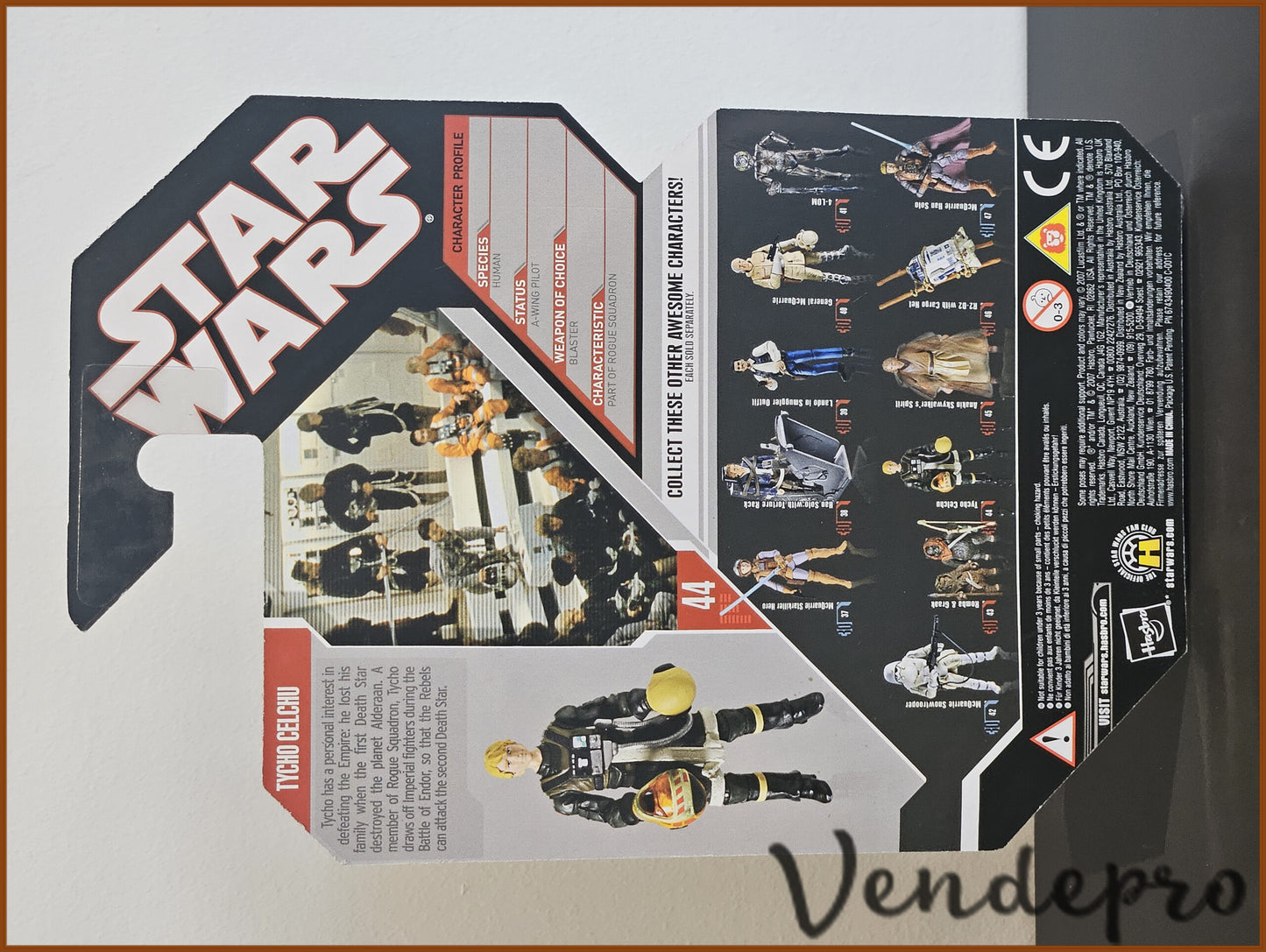 Star Wars 30th Anniversary Collection – Tycho Celchu (A-wing Pilot) #44 3.75" Action Figure (UPC: 653569256977)