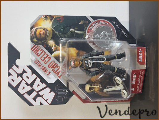 Star Wars Colección 30 Aniversario – Tycho Celchu (Piloto de A-wing) Figura de acción de 3.75" #44 (UPC: 653569256977)