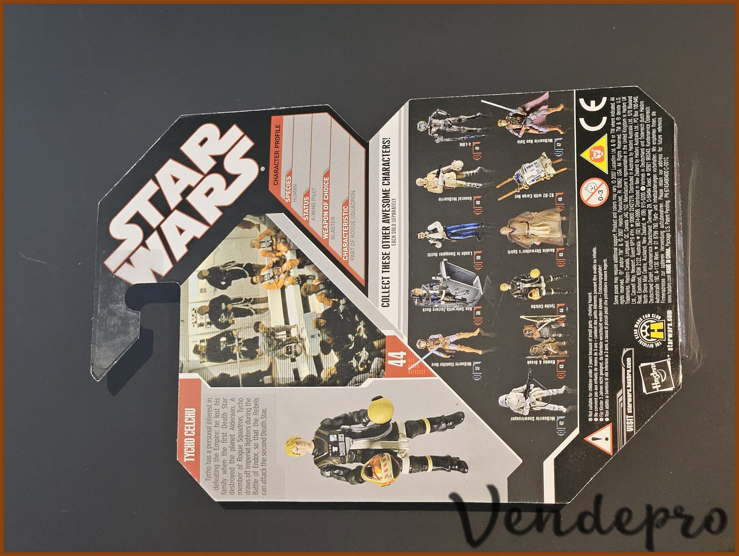 Star Wars 30th Anniversary Collection – Tycho Celchu (A-wing Pilot) #44 3.75" Action Figure (UPC: 653569256977)