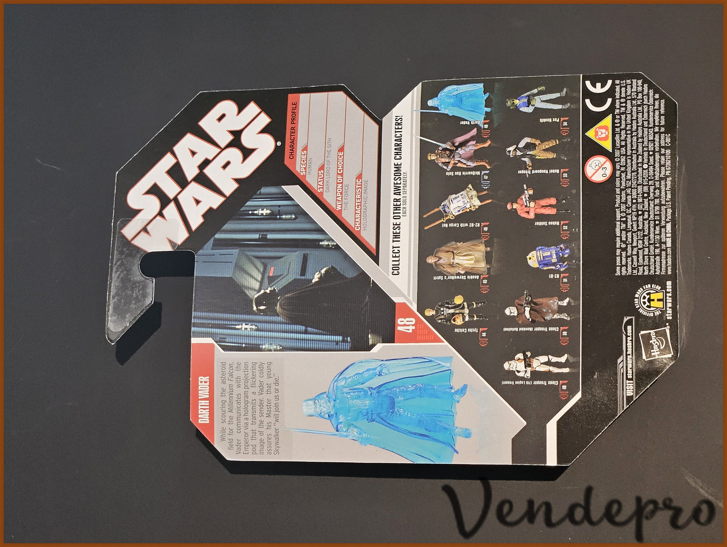 Star Wars 30th Anniversary Collection – Darth Vader (Holographic Blue) #48 3.75" Action Figure (UPC: 653569287094)
