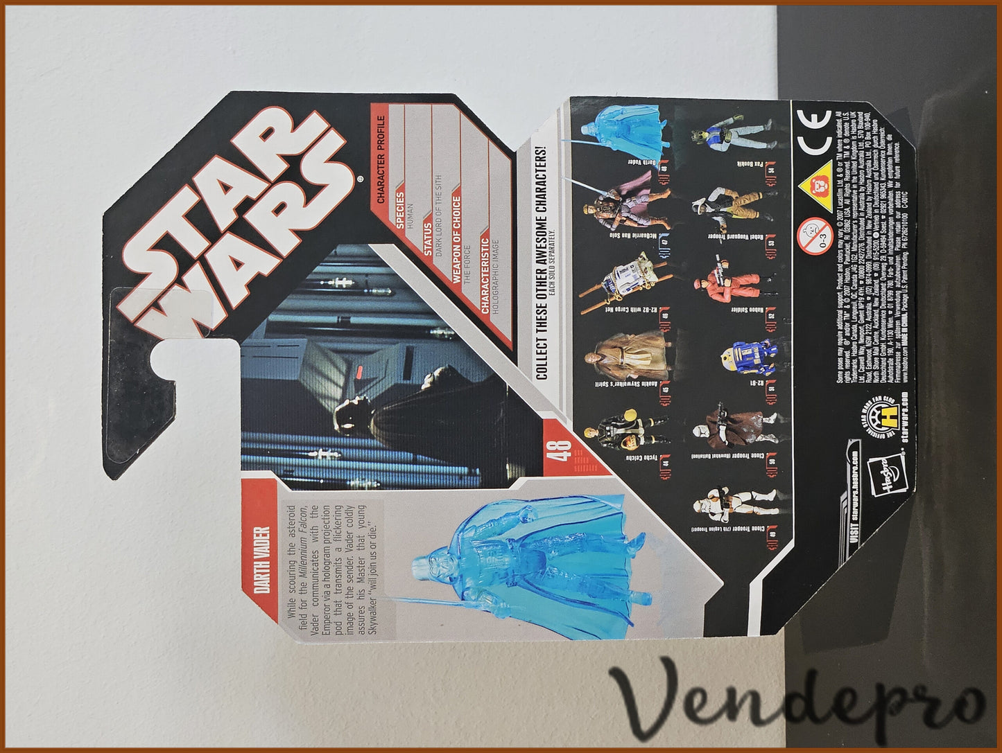 Star Wars 30th Anniversary Collection – Darth Vader (Holographic Blue) #48 3.75" Action Figure (UPC: 653569287094)