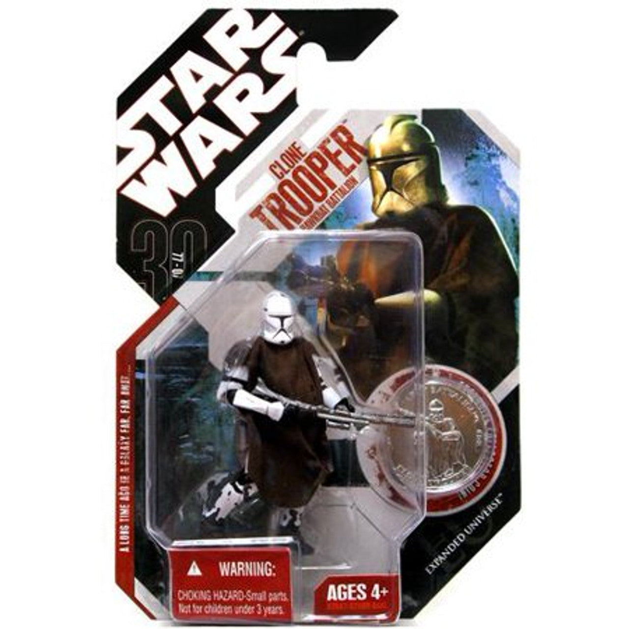 Colección 30 Aniversario de Star Wars – Soldado Clon (Batallón Hawkbat) #52 Figura de Acción de 3.75" (UPC: 653569287117)