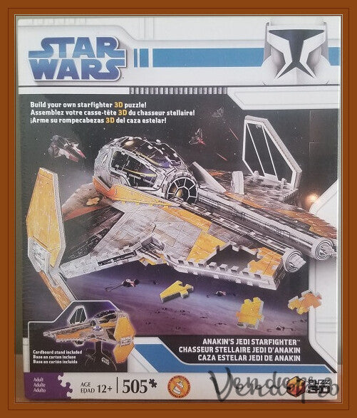 Star Wars Puzz 3D – Caza estelar Jedi de Anakin (UPC: 653569358282)