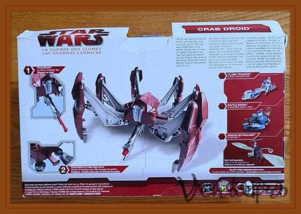 Star Wars The Clone Wars – Droide Cangrejo con Lanzamisiles (UPC: 653569426844)