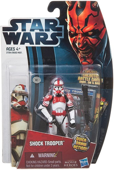 Héroes de la película Star Wars – Figura de acción Shock Trooper MH01 de 3.75 pulgadas (UPC: 653569686798)