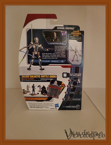 Star Wars Movie Heroes – Figura de acción de 3,75 pulgadas General Grievous MH07 (UPC: 653569686811)