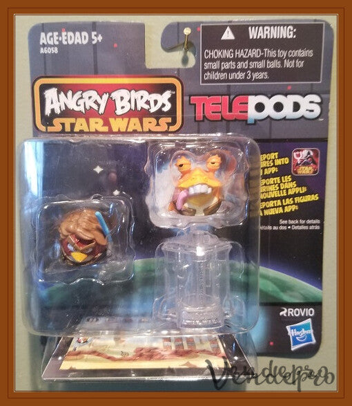 Angry Birds Star Wars Telepods – Anakin & Jar Jar Mini Figures-1